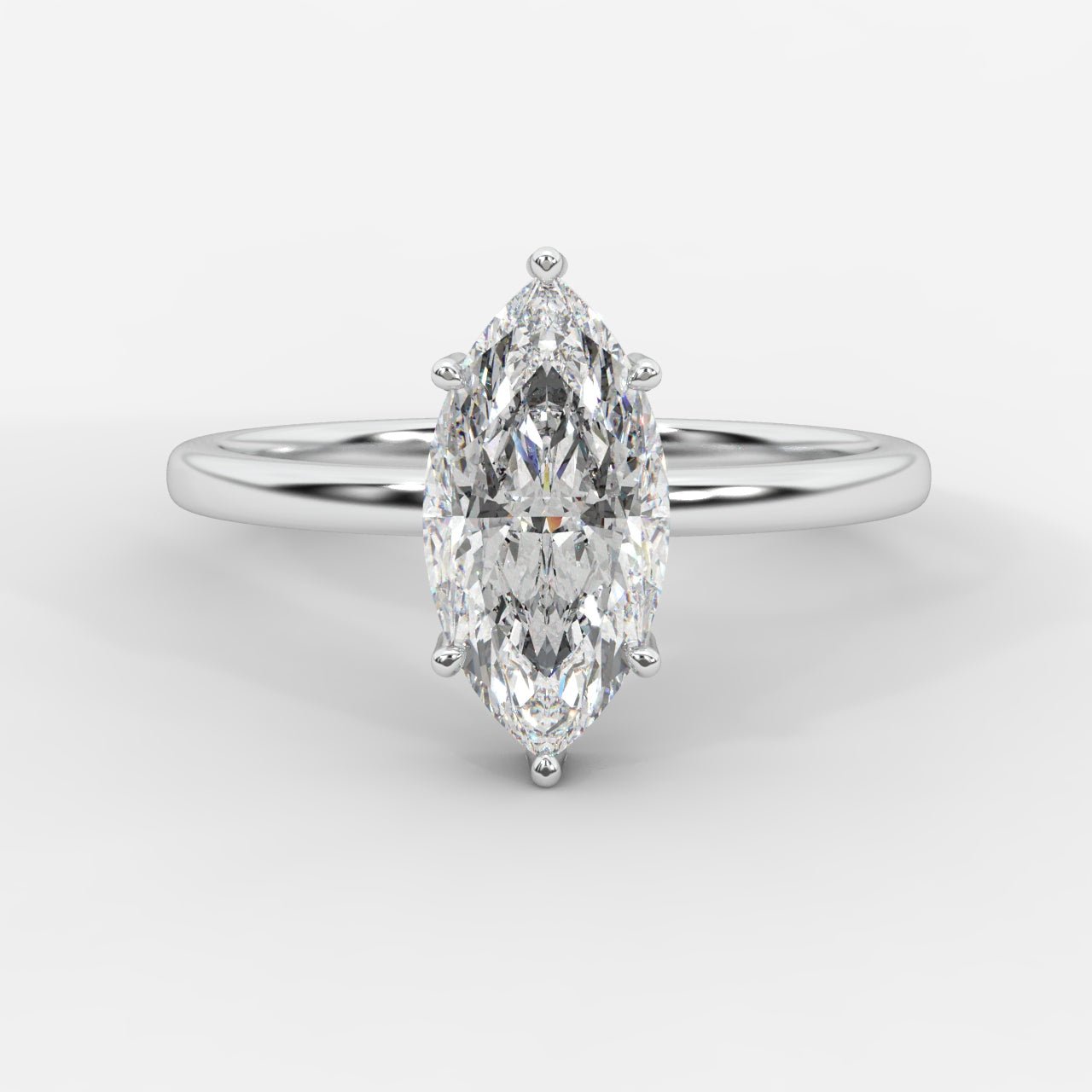 Aria Solitaire Ring - Marquise - AYKA JEWELS