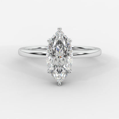 Aria Solitaire Ring - Marquise - AYKA JEWELS