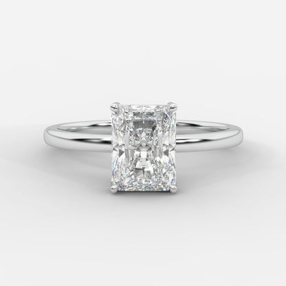 Aria Solitaire Ring - Radiant - AYKA JEWELS