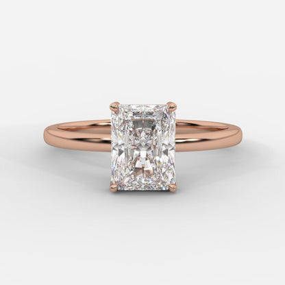 Aria Solitaire Ring - Radiant - AYKA JEWELS