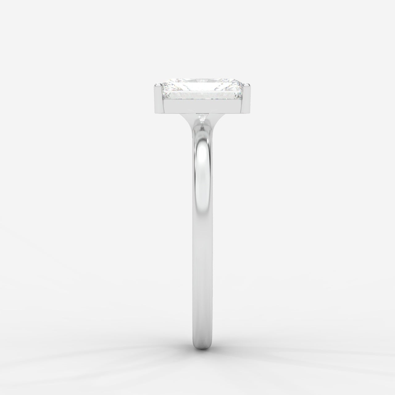 Aria Solitaire Ring - Radiant - AYKA JEWELS