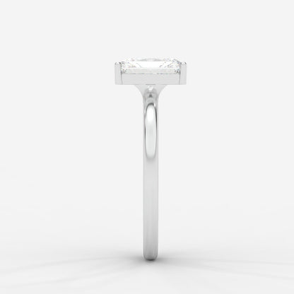 Aria Solitaire Ring - Radiant - AYKA JEWELS