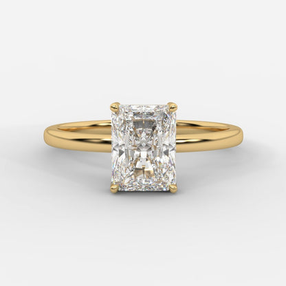 Aria Solitaire Ring - Radiant - AYKA JEWELS