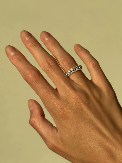 Ava Classic Eternity Band – Round - AYKA JEWELS