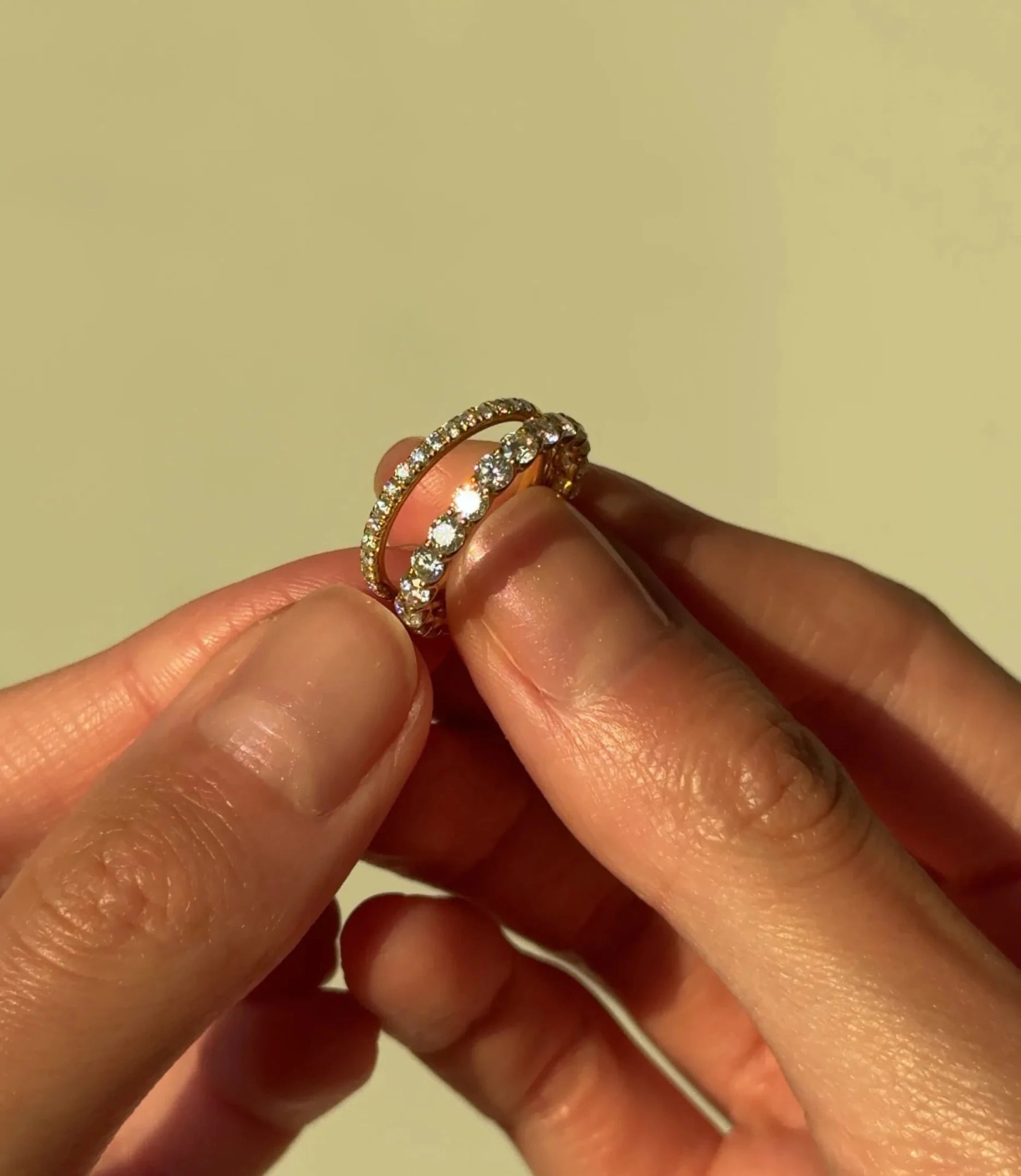 Ava Classic Eternity Band – Round - AYKA JEWELS