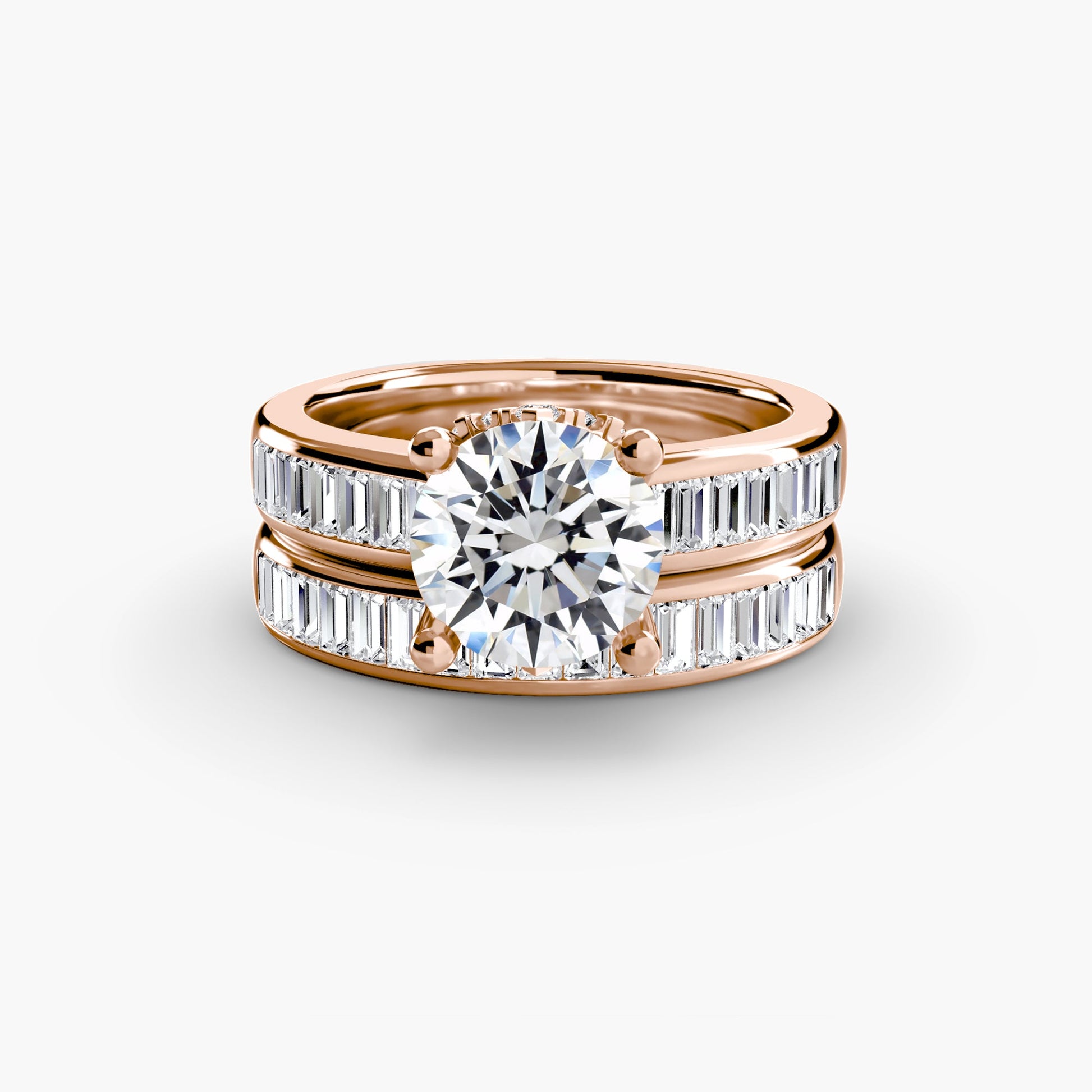 Baguette Channel Solitaire - AYKA JEWELS