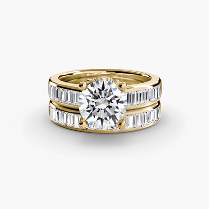 Baguette Channel Solitaire - AYKA JEWELS