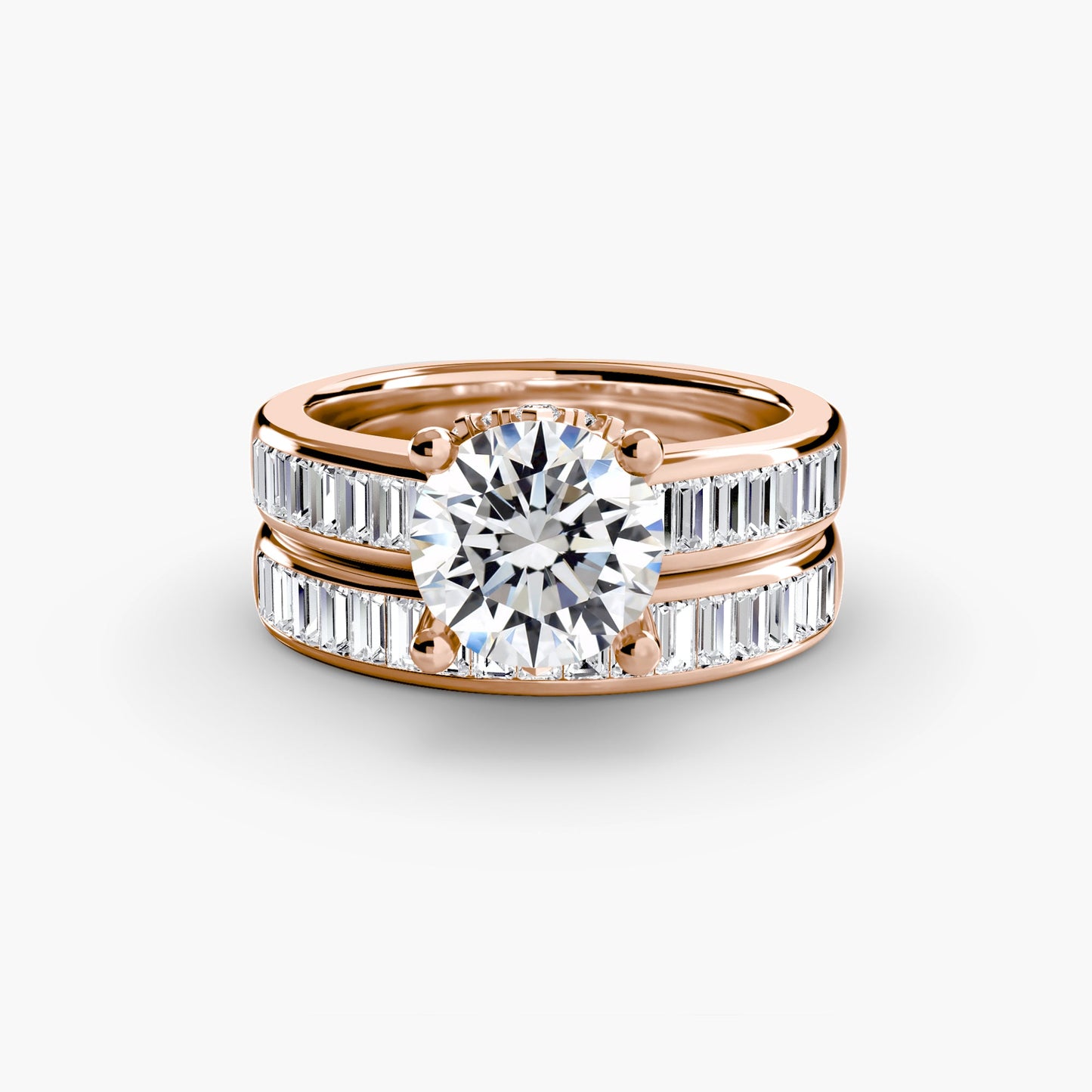 Baguette Channel Solitaire - AYKA JEWELS