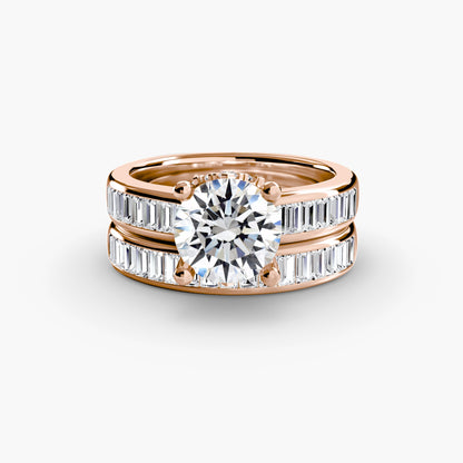 Baguette Channel Solitaire - AYKA JEWELS