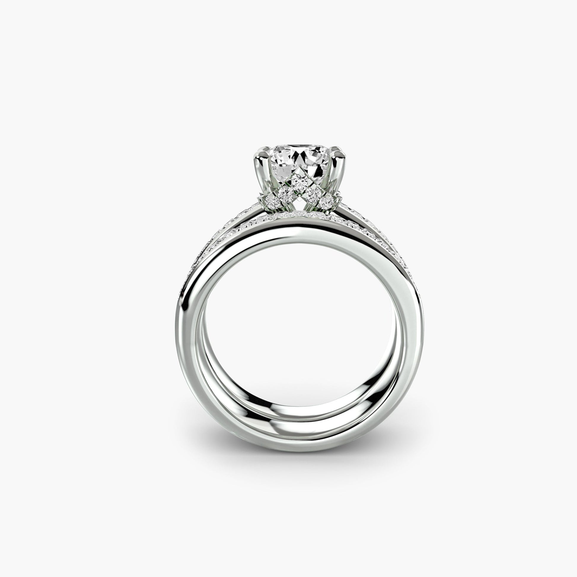 Baguette Channel Solitaire - AYKA JEWELS