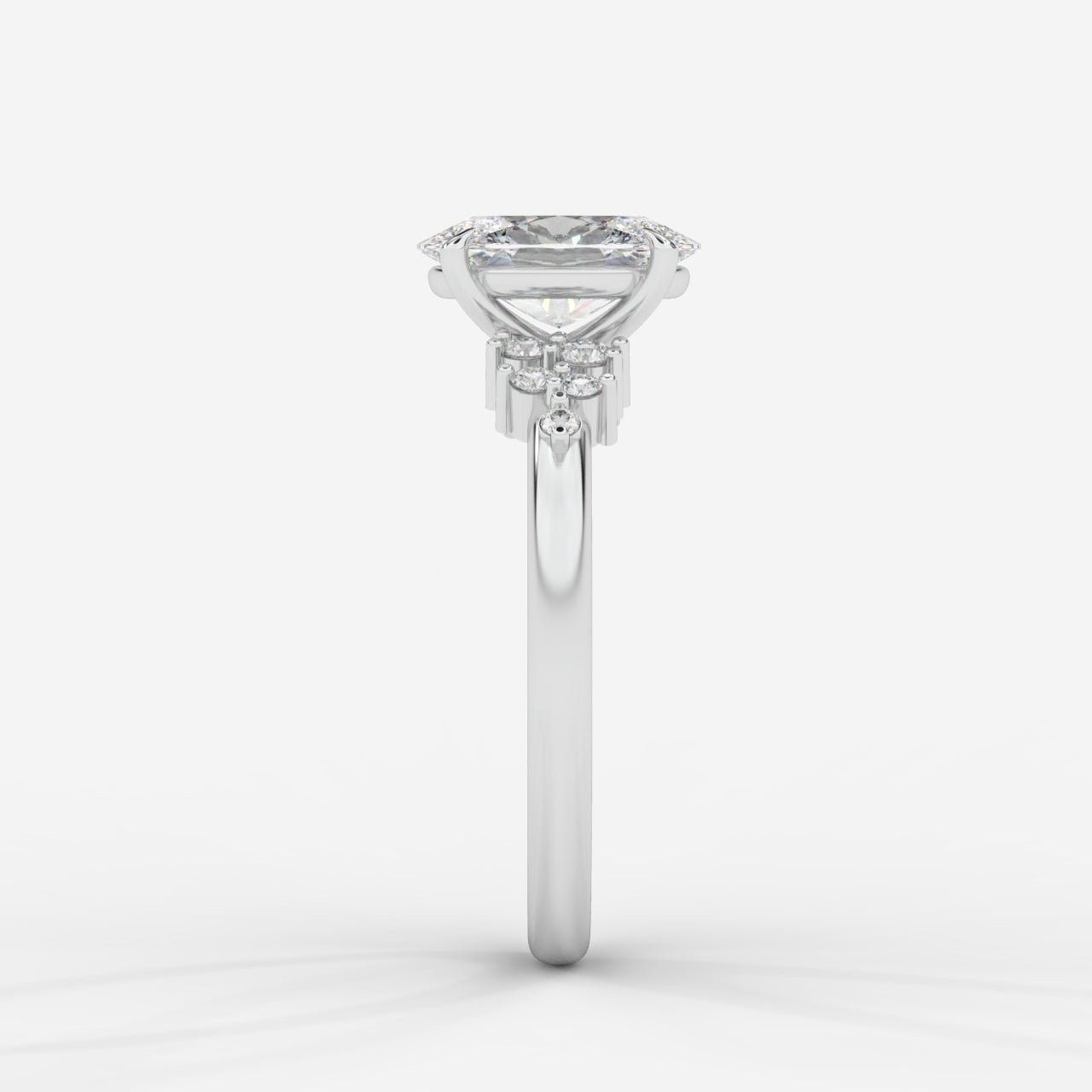 Blair Cluster Diamond Ring - Oval - AYKA JEWELS