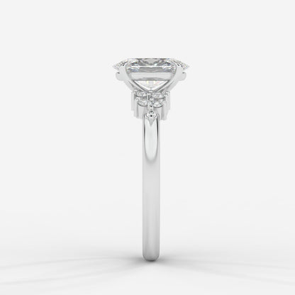 Blair Cluster Diamond Ring - Oval - AYKA JEWELS