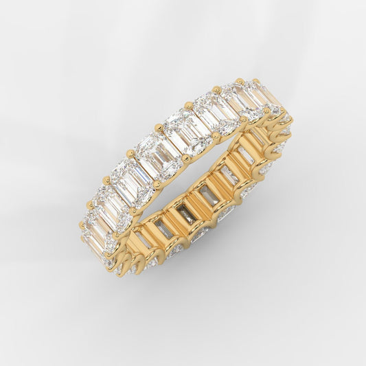 Casey Eternity Band - Emerald - AYKA JEWELS