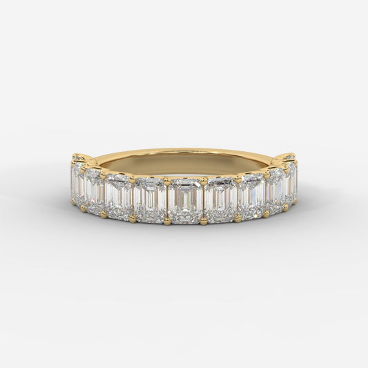 Casey Half - Eternity Band – Emerald - AYKA JEWELS
