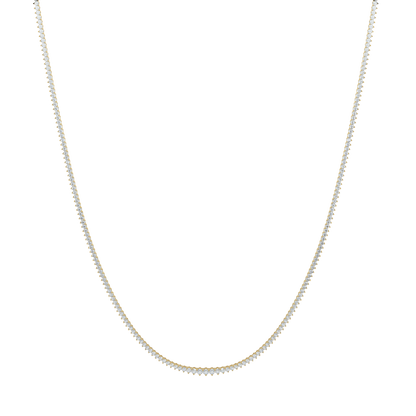 Ella Graduated Diamond Tennis Necklace - AYKA JEWELS