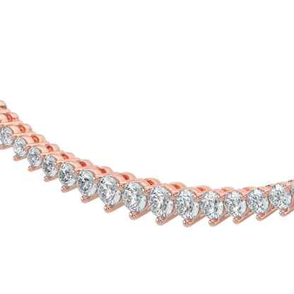 Ella Graduated Diamond Tennis Necklace - AYKA JEWELS
