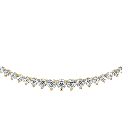 Ella Graduated Diamond Tennis Necklace - AYKA JEWELS