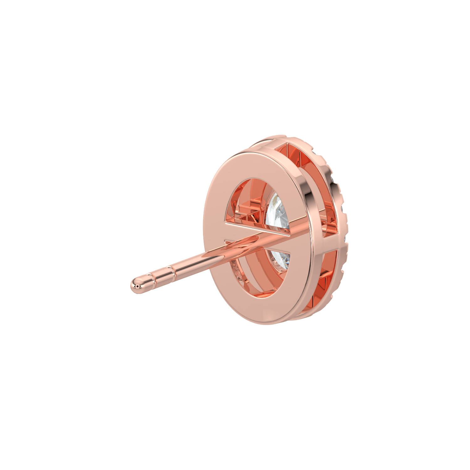 Grace Halo Stud Earrings - 2ctW - Oval - AYKA JEWELS