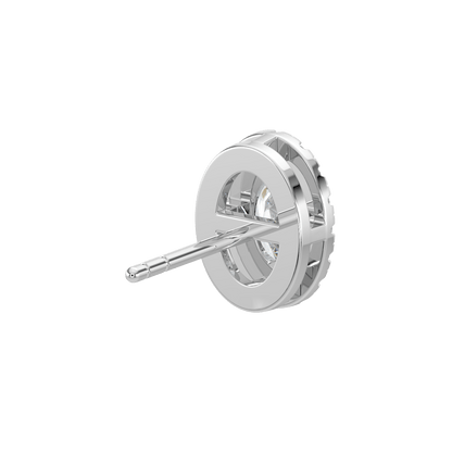 Grace Halo Stud Earrings - 2ctW - Oval - AYKA JEWELS