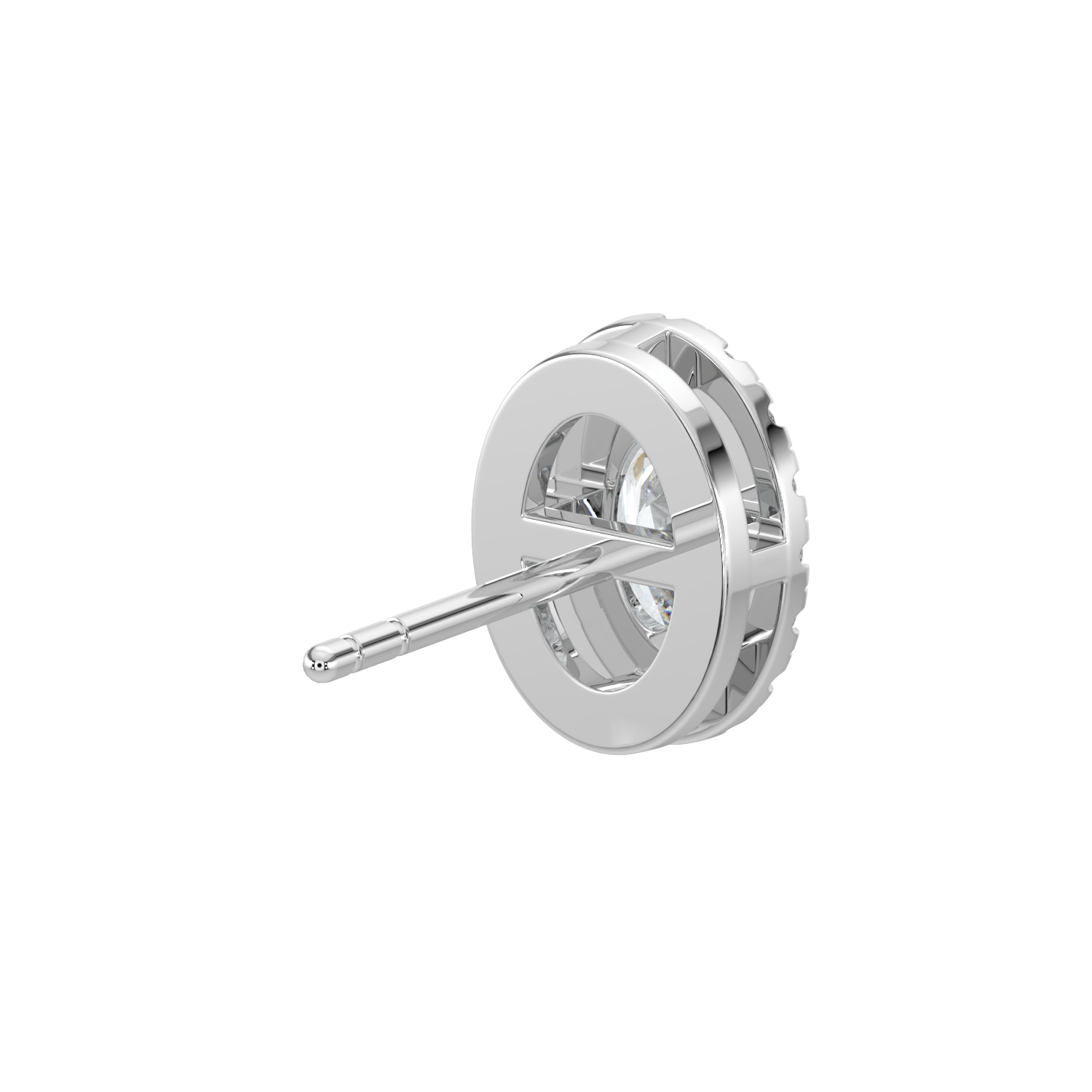 Grace Halo Stud Earrings - 2ctW - Oval - AYKA JEWELS