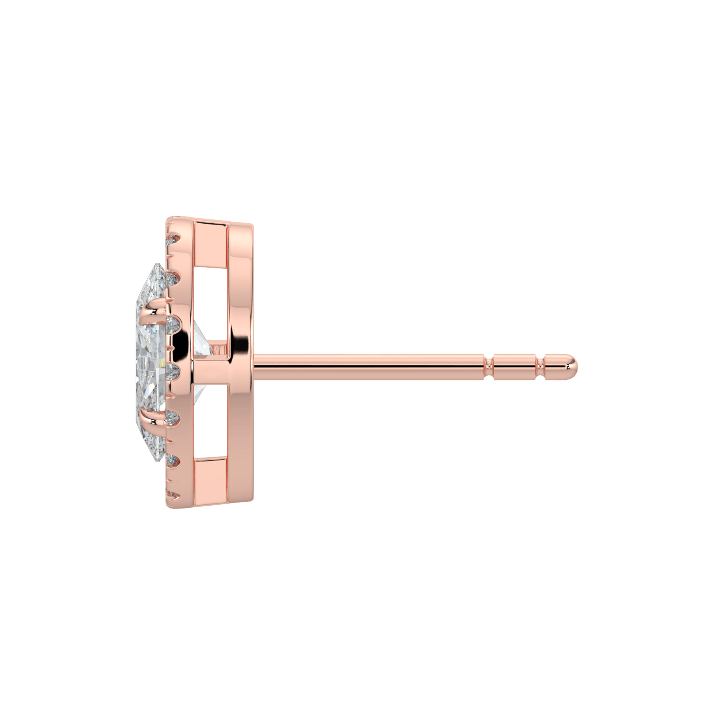 Grace Halo Stud Earrings - 2ctW - Oval - AYKA JEWELS