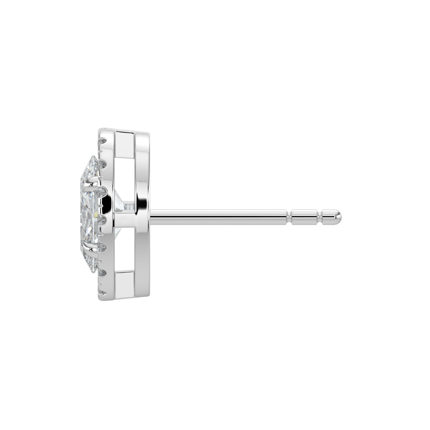 Grace Halo Stud Earrings - 2ctW - Oval - AYKA JEWELS