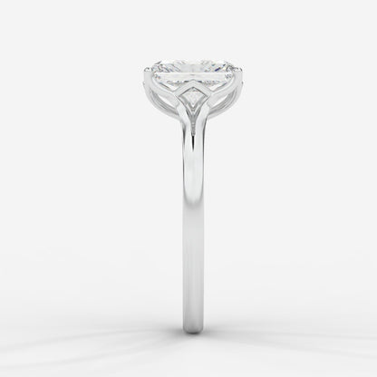 Hayley Tulip Cathedral Solitaire - Radiant - AYKA JEWELS