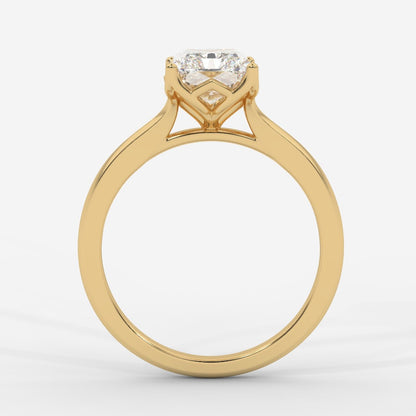 Hayley Tulip Cathedral Solitaire - Radiant - AYKA JEWELS