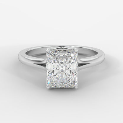 Hayley Tulip Cathedral Solitaire - Radiant - AYKA JEWELS
