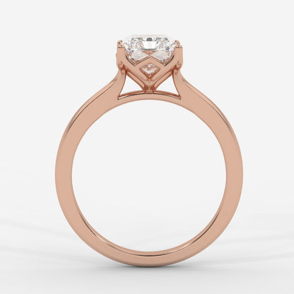 Hayley Tulip Cathedral Solitaire - Radiant - AYKA JEWELS