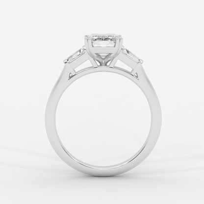 Helena Three - Stone Ring - Emerald - AYKA JEWELS