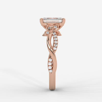 Ivy Vine Ring - Emerald - AYKA JEWELS