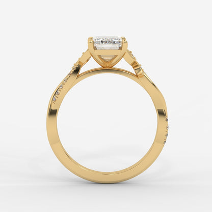 Ivy Vine Ring - Emerald - AYKA JEWELS