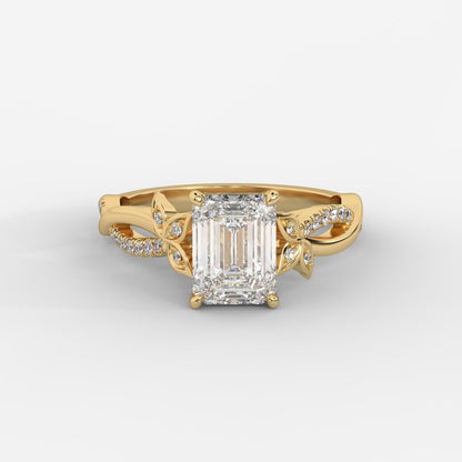 Ivy Vine Ring - Emerald - AYKA JEWELS