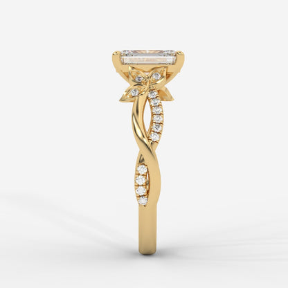 Ivy Vine Ring - Emerald - AYKA JEWELS