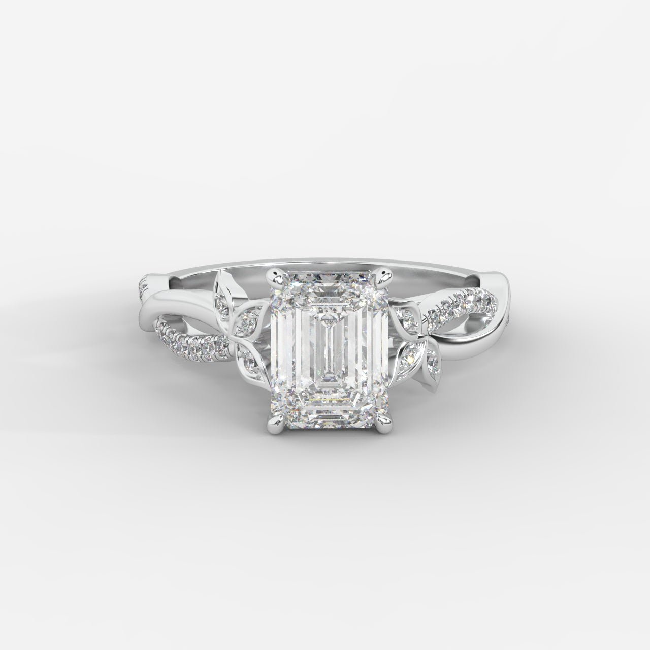 Ivy Vine Ring - Emerald - AYKA JEWELS