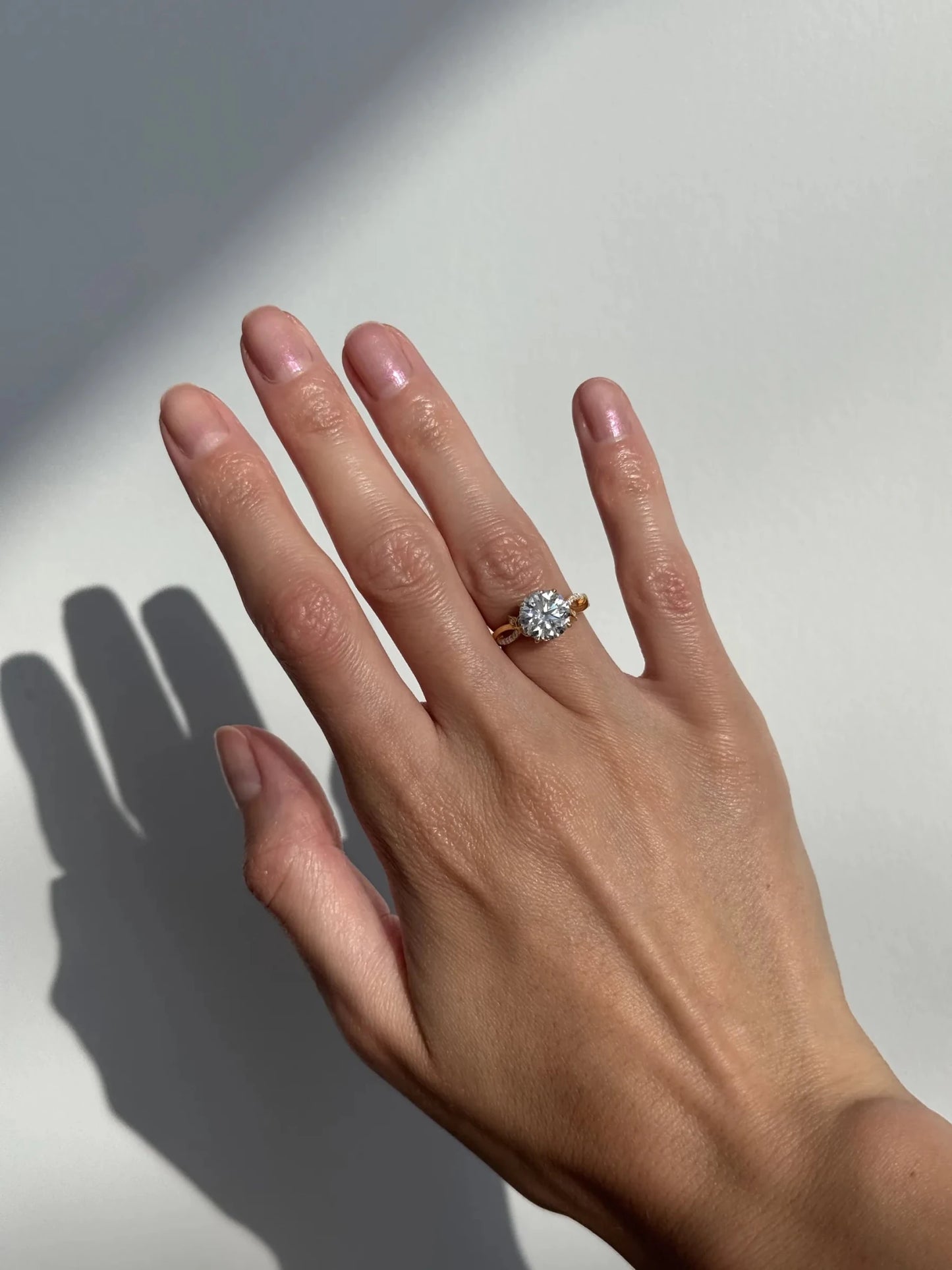 Ivy Vine Ring - Round - AYKA JEWELS