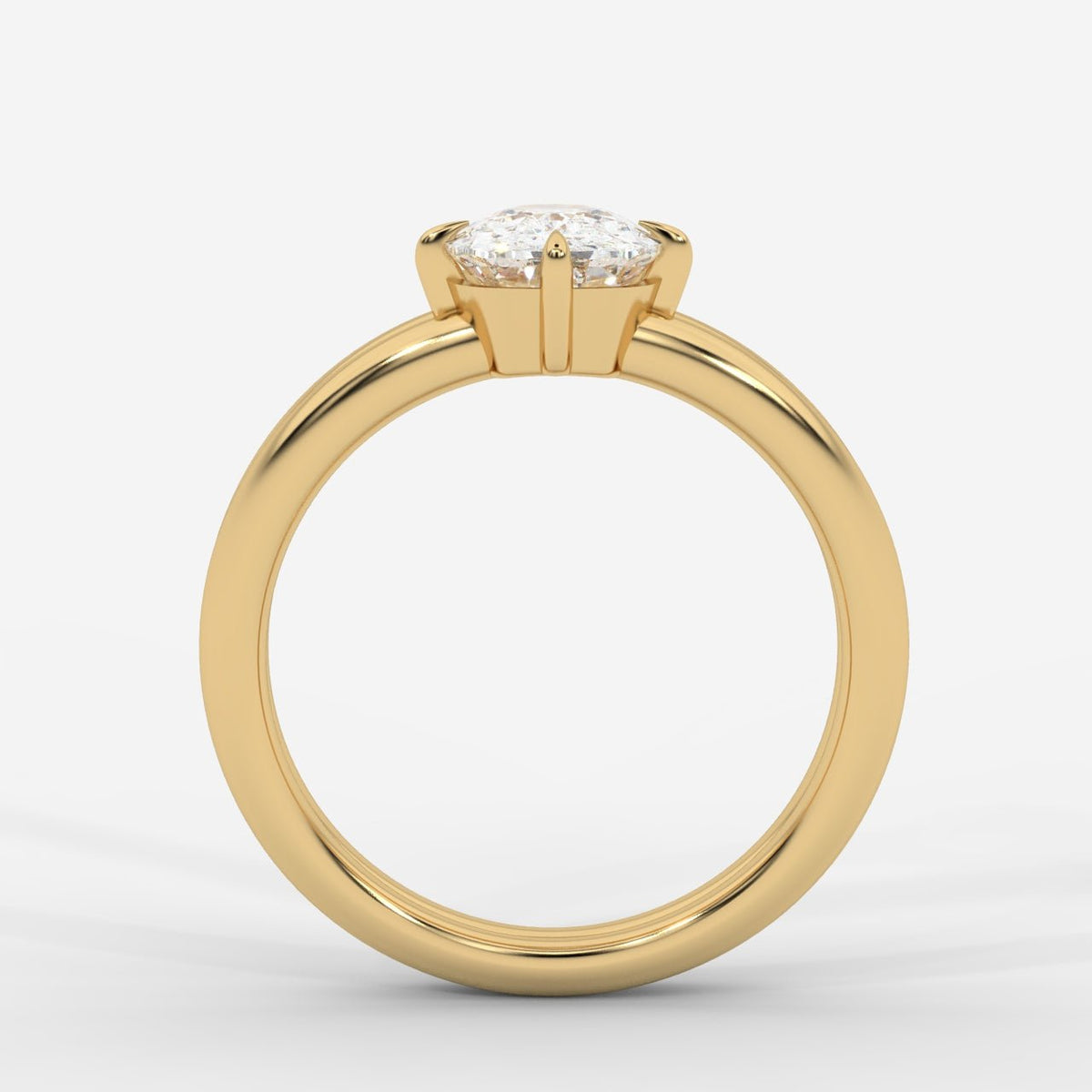 Liberty Double Band Solitaire Ring – Cushion - AYKA JEWELS