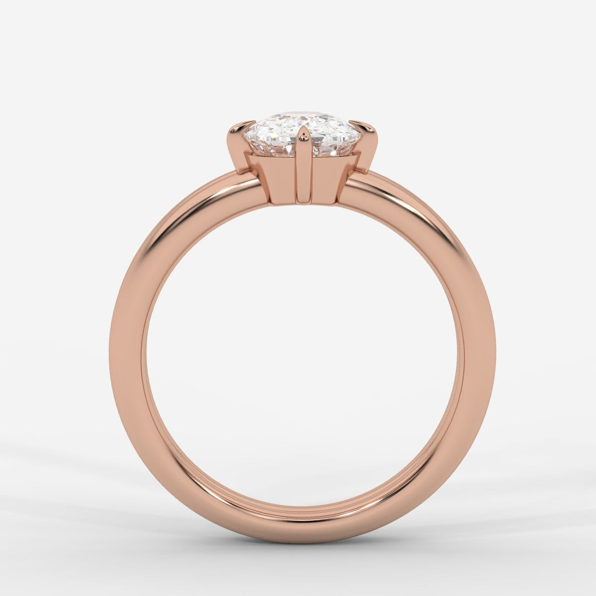 Liberty Double Band Solitaire Ring – Cushion - AYKA JEWELS