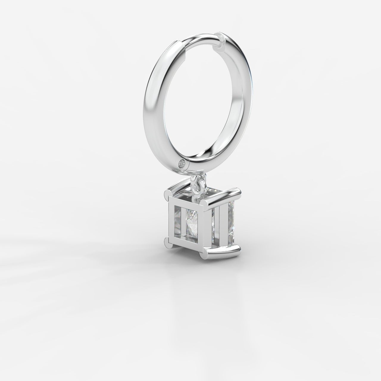 Lorissa Drop Huggie Hoop Earrings – Princess - AYKA JEWELS