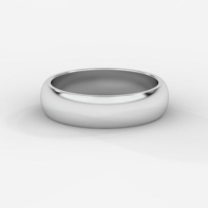 Luca Comfort Fit Dome Band - AYKA JEWELS