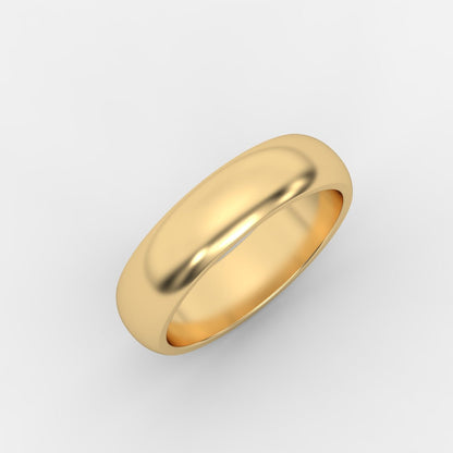 Luca Comfort Fit Dome Band - AYKA JEWELS