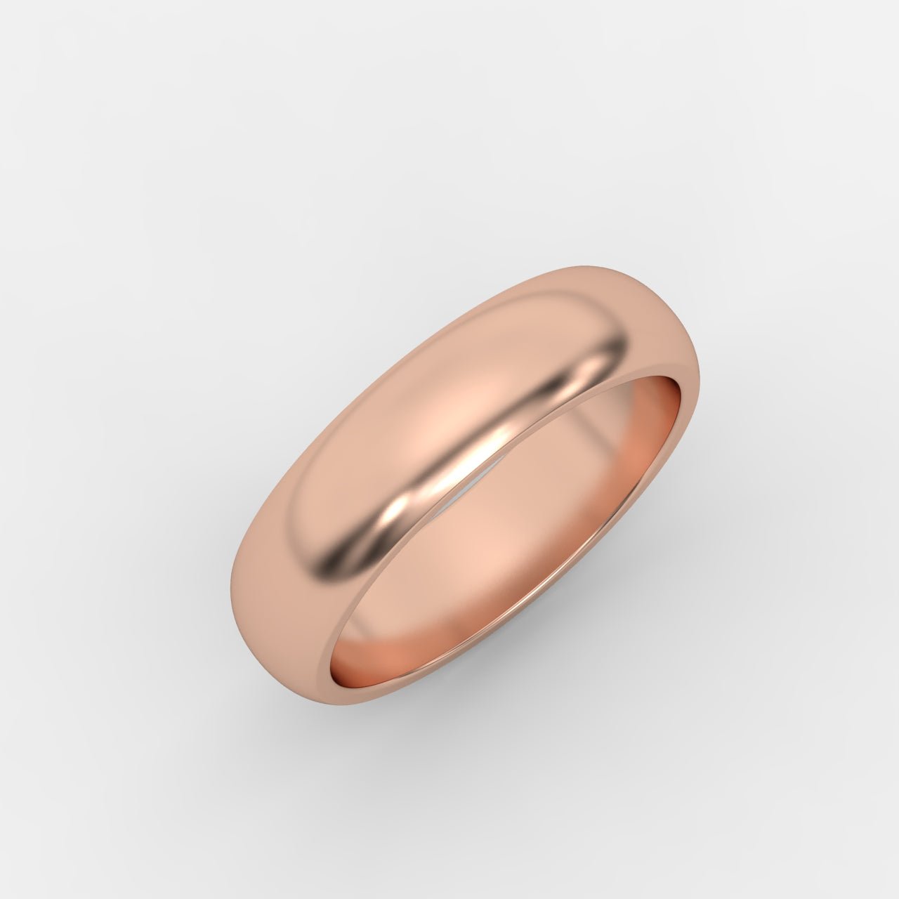 Luca Comfort Fit Dome Band - AYKA JEWELS