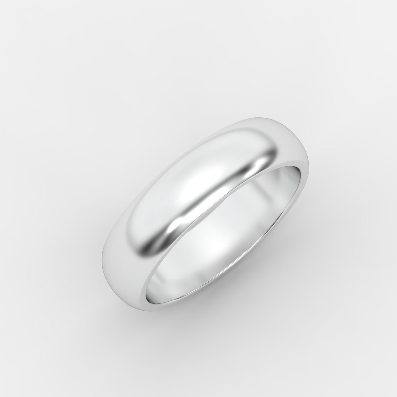 Luca Comfort Fit Dome Band - AYKA JEWELS