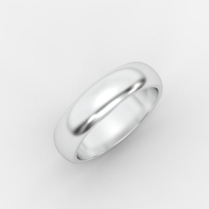 Luca Comfort Fit Dome Band - AYKA JEWELS