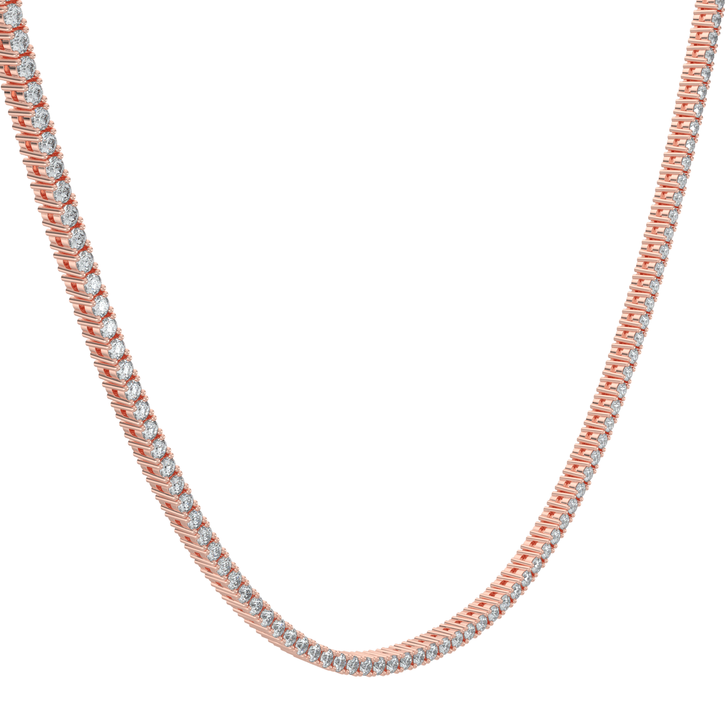 Margot Classic Diamond Tennis Necklace - AYKA JEWELS