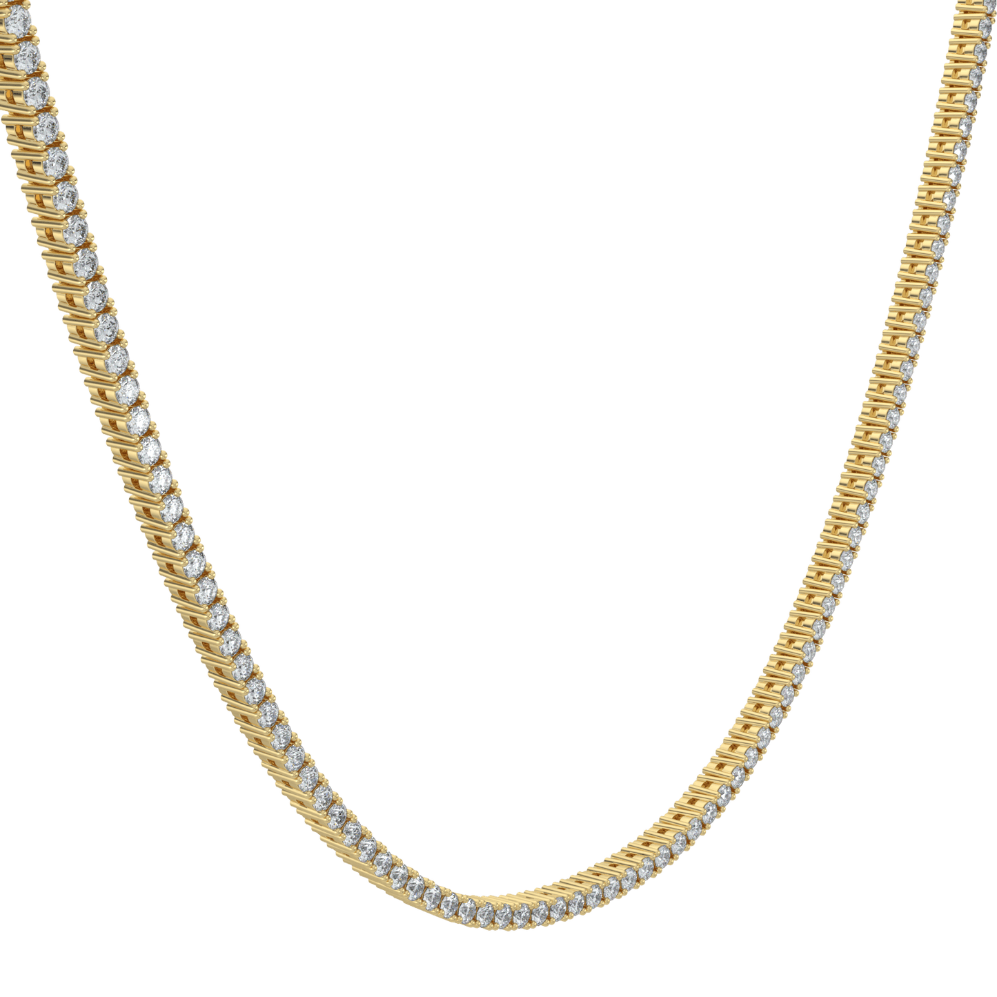 Margot Classic Diamond Tennis Necklace - AYKA JEWELS