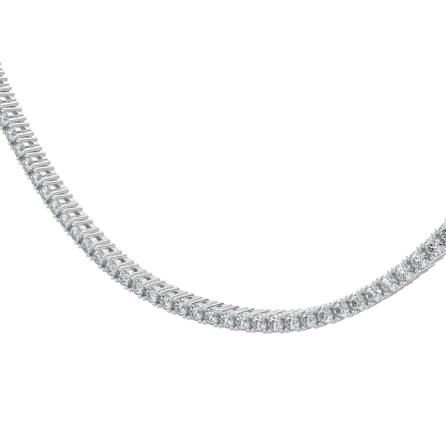 Margot Classic Diamond Tennis Necklace - AYKA JEWELS