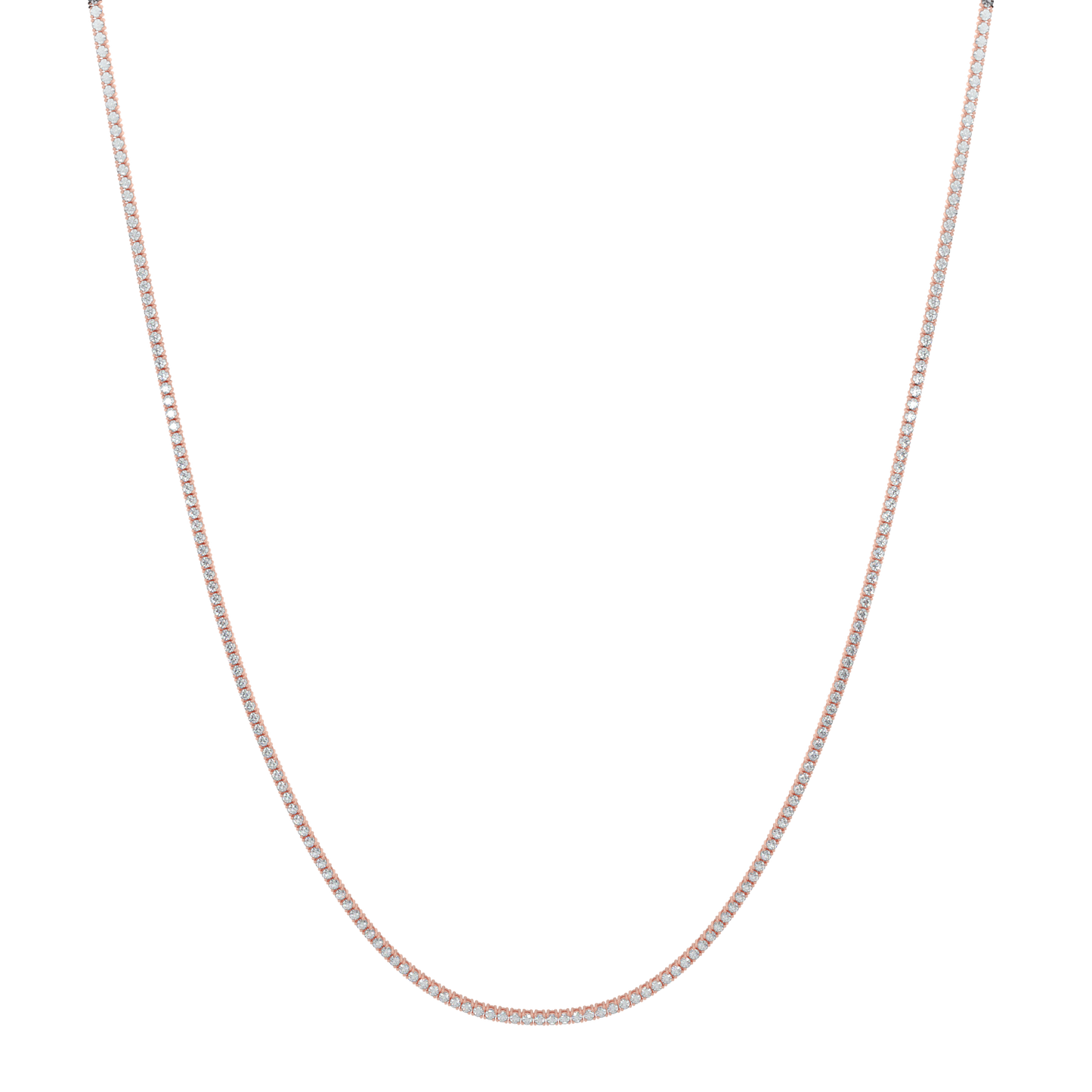Margot Classic Diamond Tennis Necklace - AYKA JEWELS