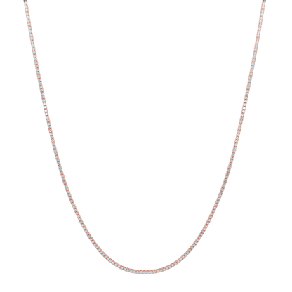 Margot Classic Diamond Tennis Necklace - AYKA JEWELS